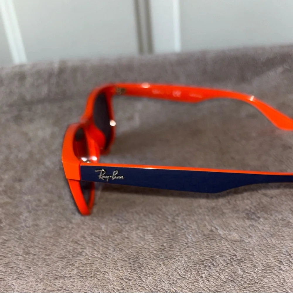 Ray-Ban Wayfarer kids navy/orange RJ9052S sunglasses